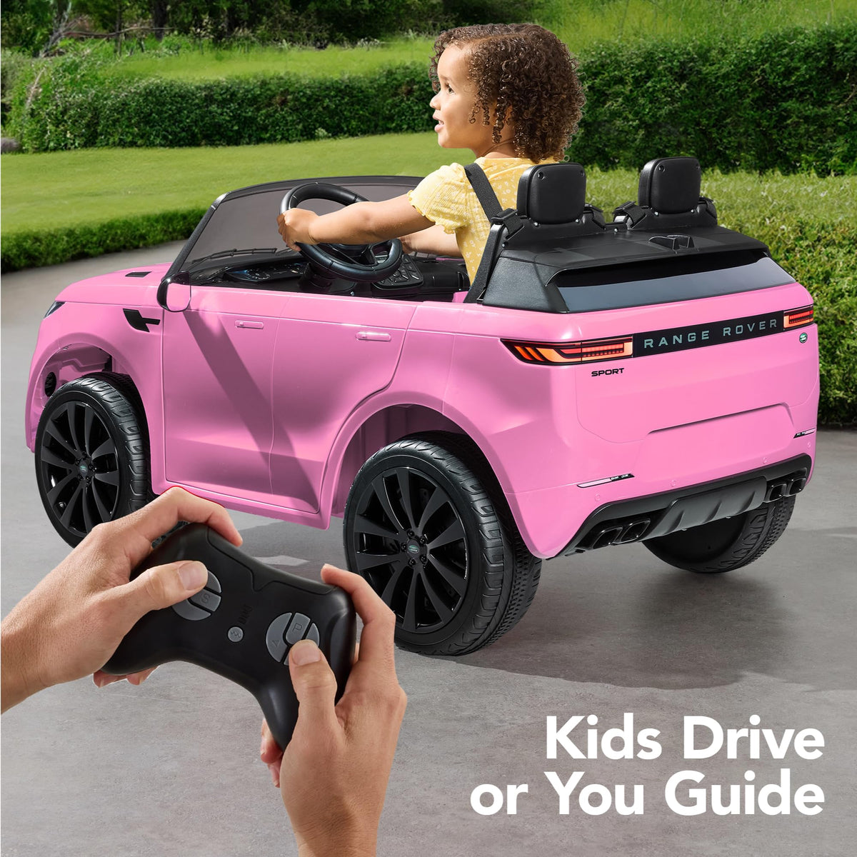 Pink 2-Seater Electric Ride On Car Truck A5042