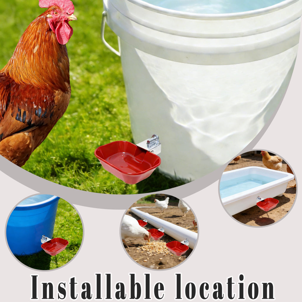 Aluminum Alloy Chicken Waterer Feeder T3603
