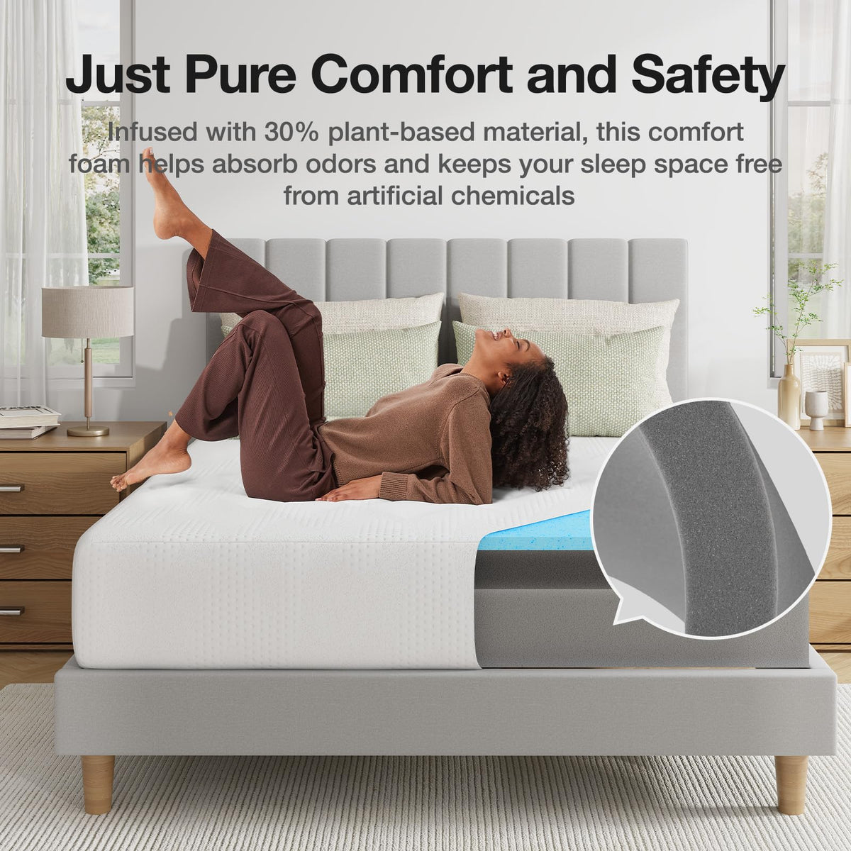 10 Inch Gel Memory Foam Full Mattress L296