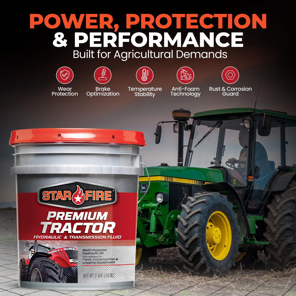 Tractor Hydraulic & Transmission Fluid 5 Gallon Pail F647