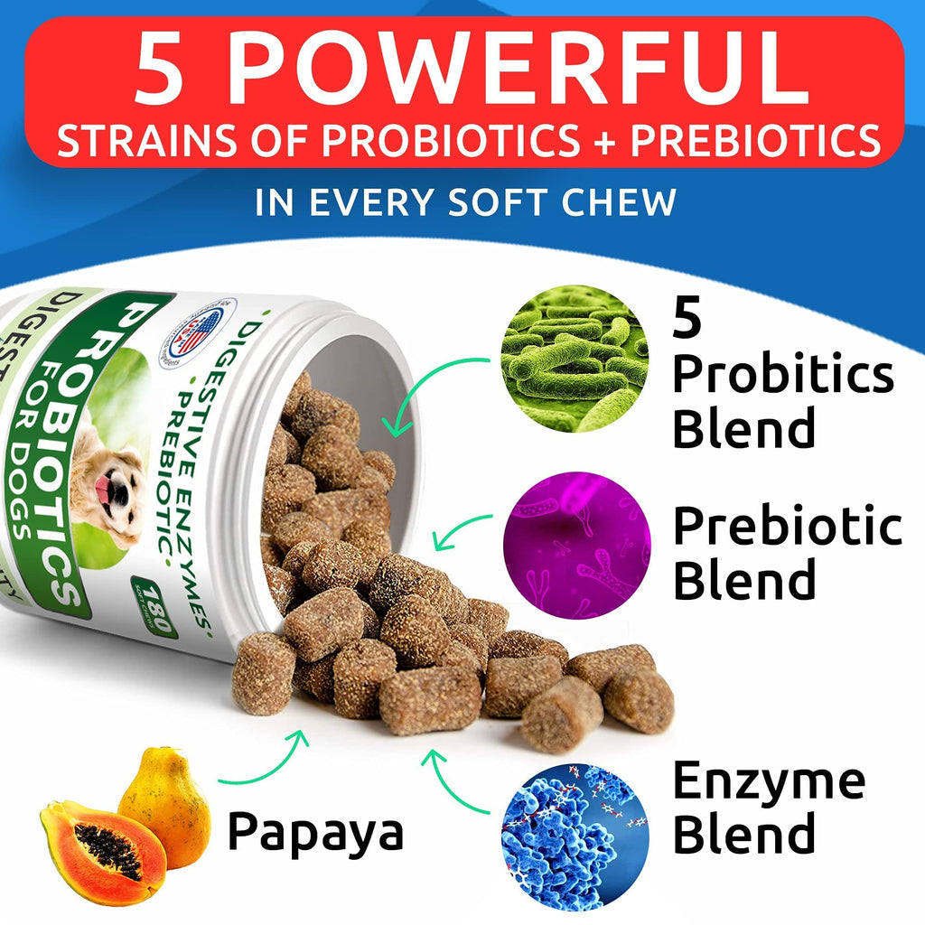 Dog Probiotics Chews + Omega 3 Bundle Q49776