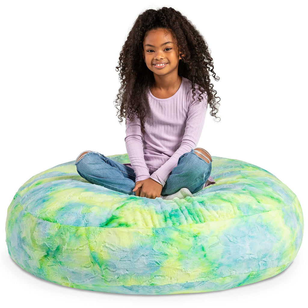 Faux Fur Bean Bag Chair U96922