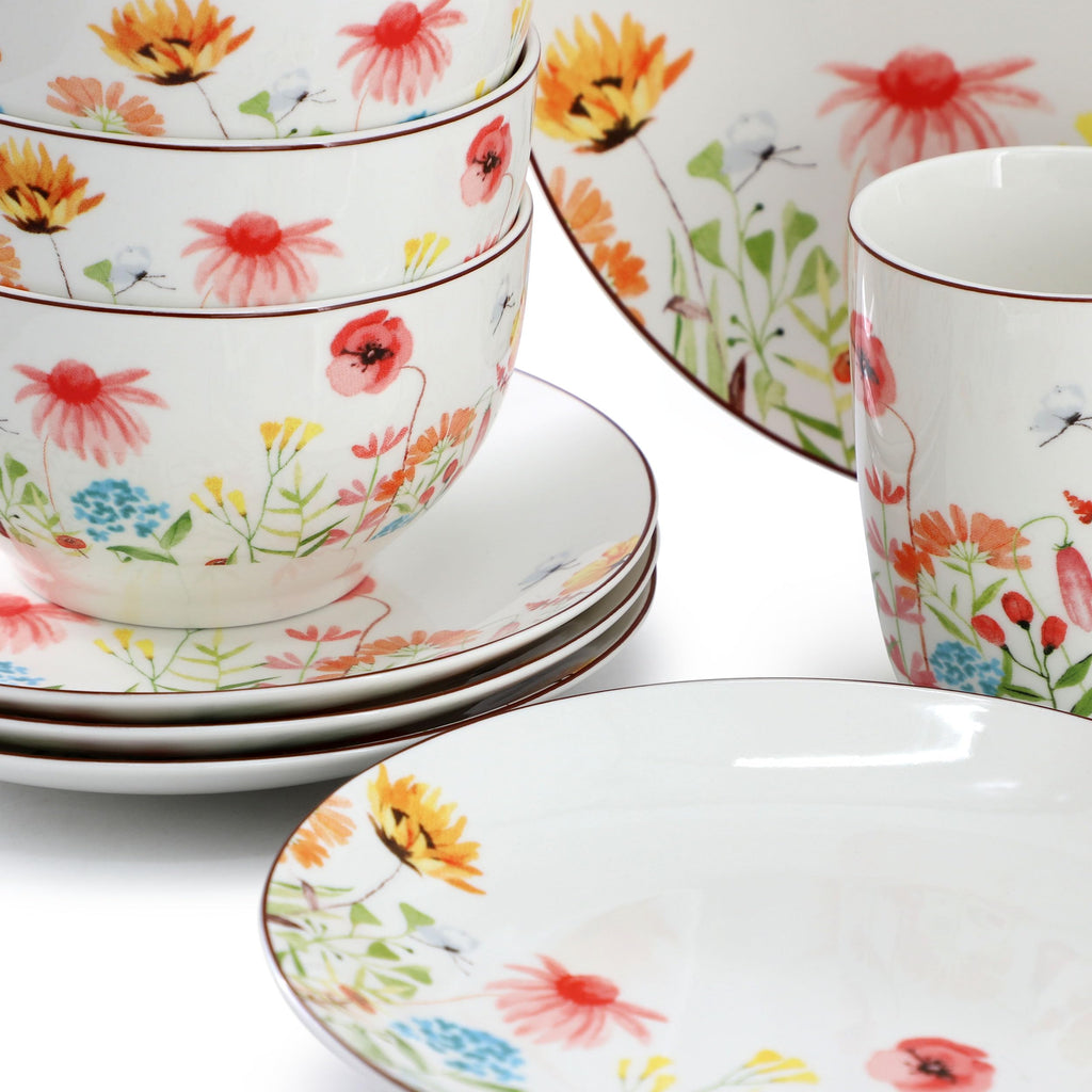 16 Piece Porcelain Dinnerware Set N123