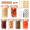16 oz Glass Jars with Airtight Lid D5433