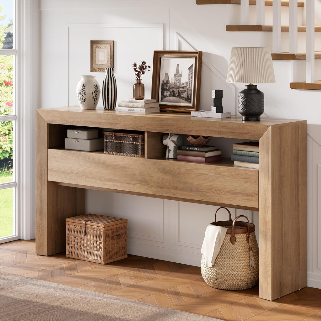 63" Console Table with 2 Drawers Q746