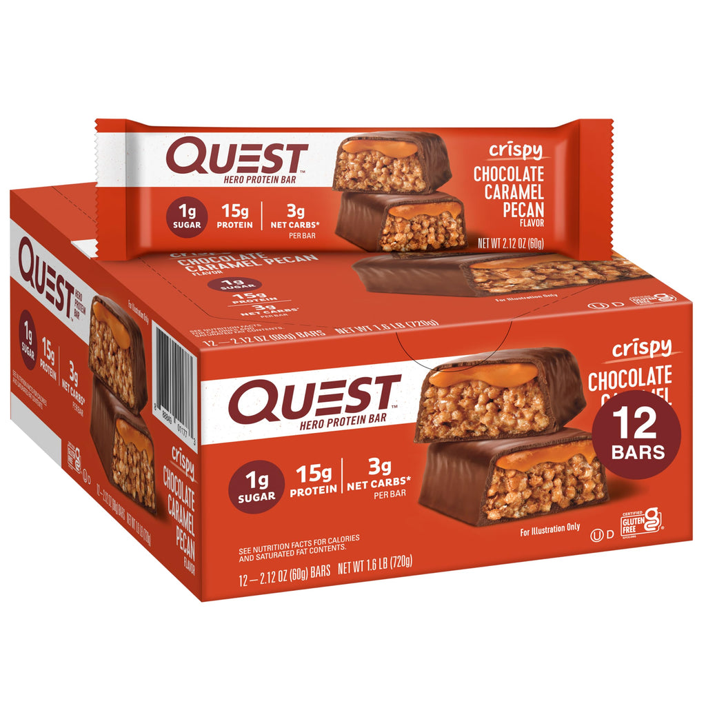 Salted Caramel Protein Shake 4 Count and Chocolate Caramel Pecan Protein Bar 12 Count H337890