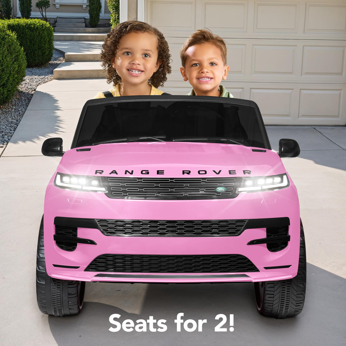 Pink 2-Seater Electric Ride On Car Truck A5042