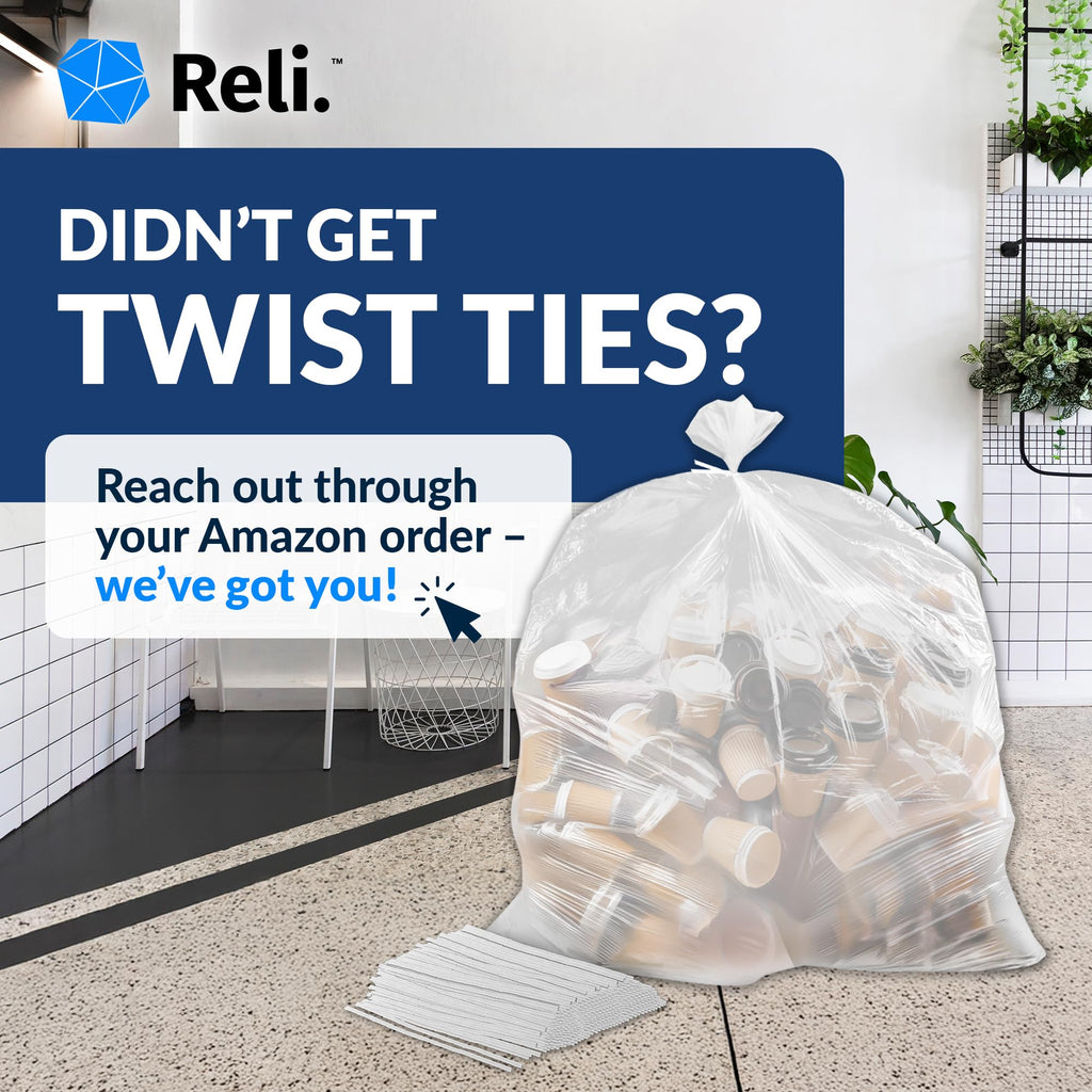 65 Gallon Heavy Duty Trash Bags X854