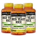 Red Yeast Rice Herbal Supplement 60 Capsules Pack of 3 V86782