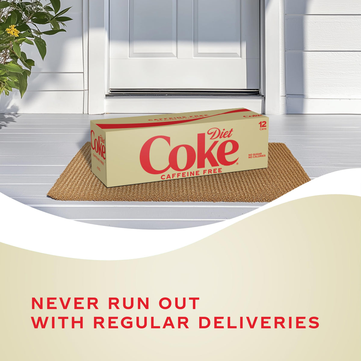 Caffeine Free Diet Coke 12 fl oz 12 Pack W671