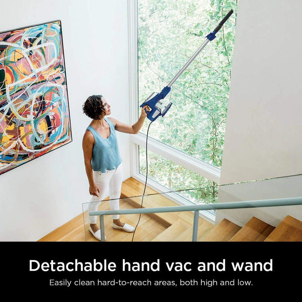 Blue Corded Stick Vacuum O428