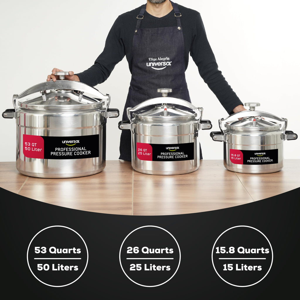 53-Quart Aluminum Pressure Cooker Q9765