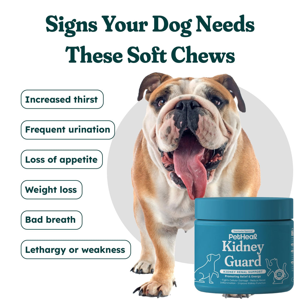 30 Soft Chews Pork Flavor Kidney Supplement for Dogs O81460