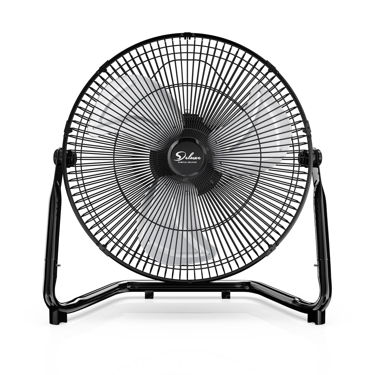 20 Inch 3-Speed High Velocity Metal Industrial Floor Fan, Black P68643