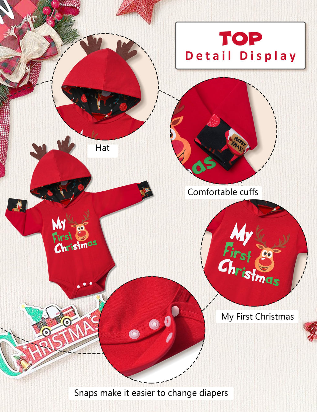 Newborn Baby Boy 2PCS Hoodies and Long Pants Outfits Set M405329