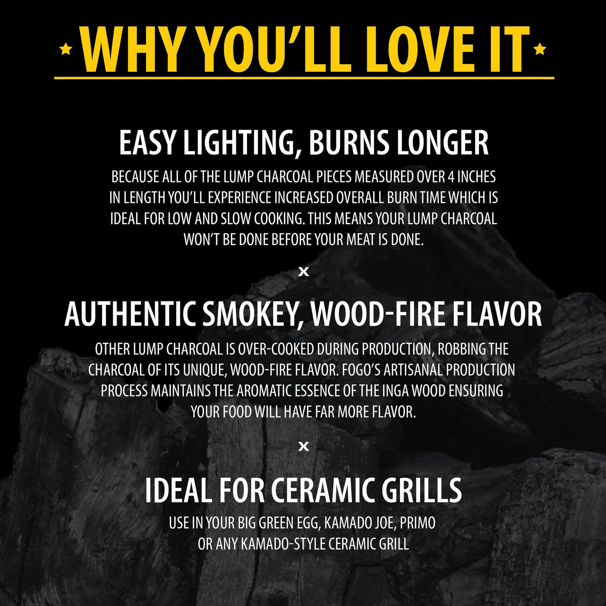 Hardwood Lump Charcoal 35 Pound Bag 2-Pack B4803