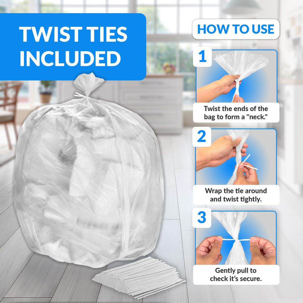 65 Gallon Heavy Duty Trash Bags X854