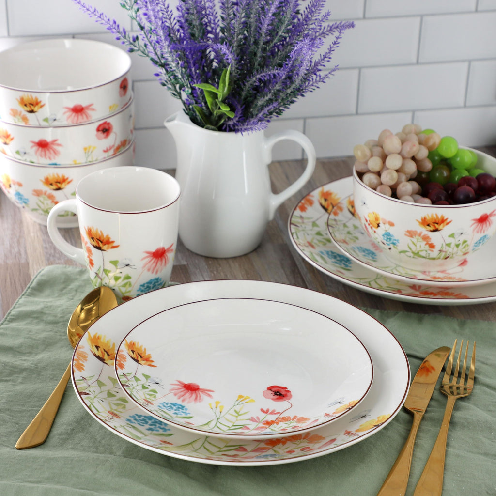 16 Piece Porcelain Dinnerware Set N123
