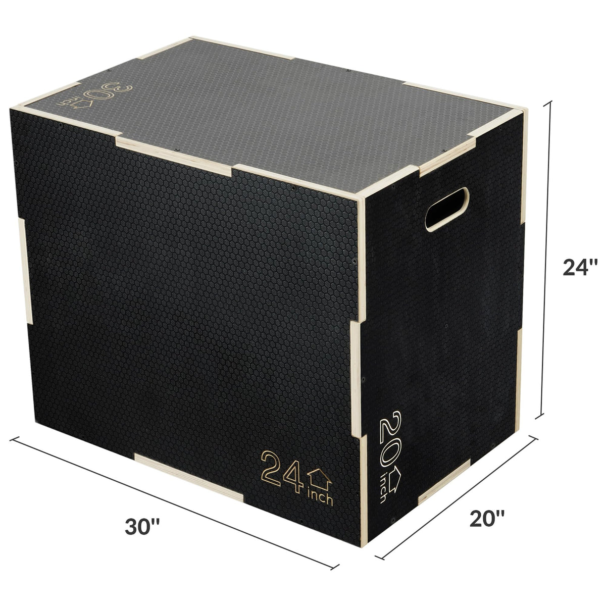 3 in 1 Non-Slip Wooden Plyo Box T80552