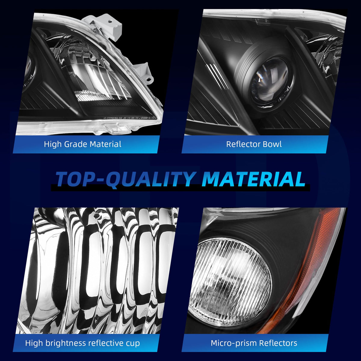 Black Headlights Assembly R384018