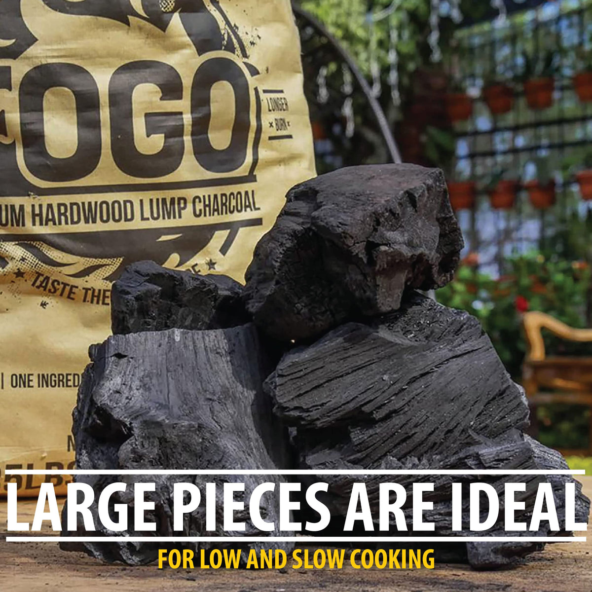 Hardwood Lump Charcoal 35 Pound Bag 2-Pack B4803