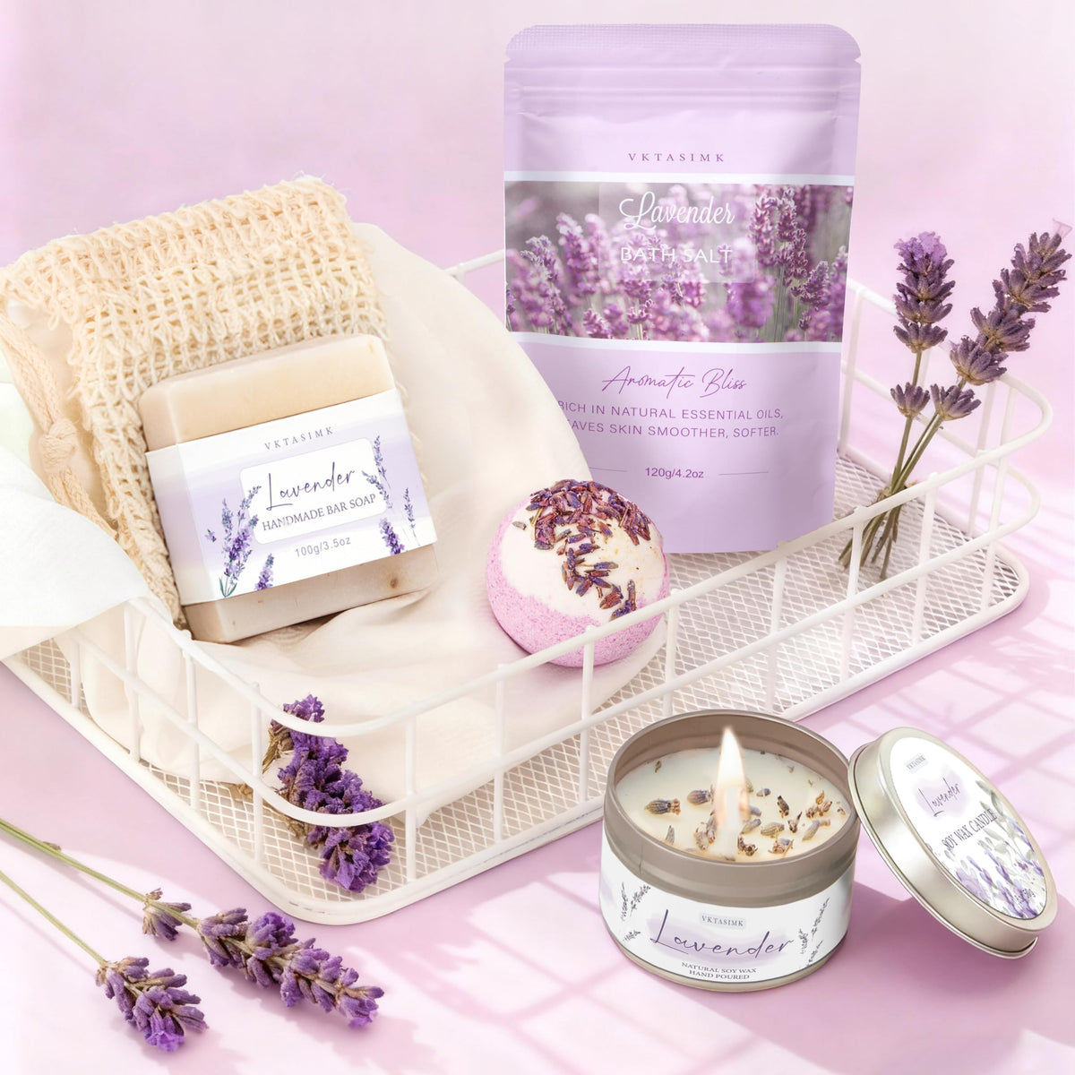Lavender Relaxing Home Spa Set Q21204
