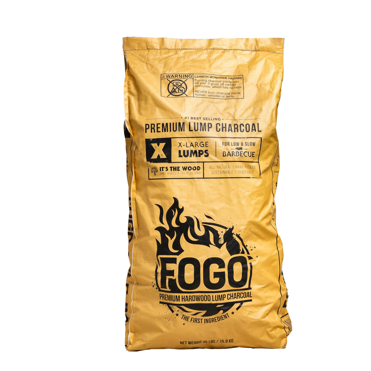 Hardwood Lump Charcoal 35 Pound Bag 2-Pack B4803