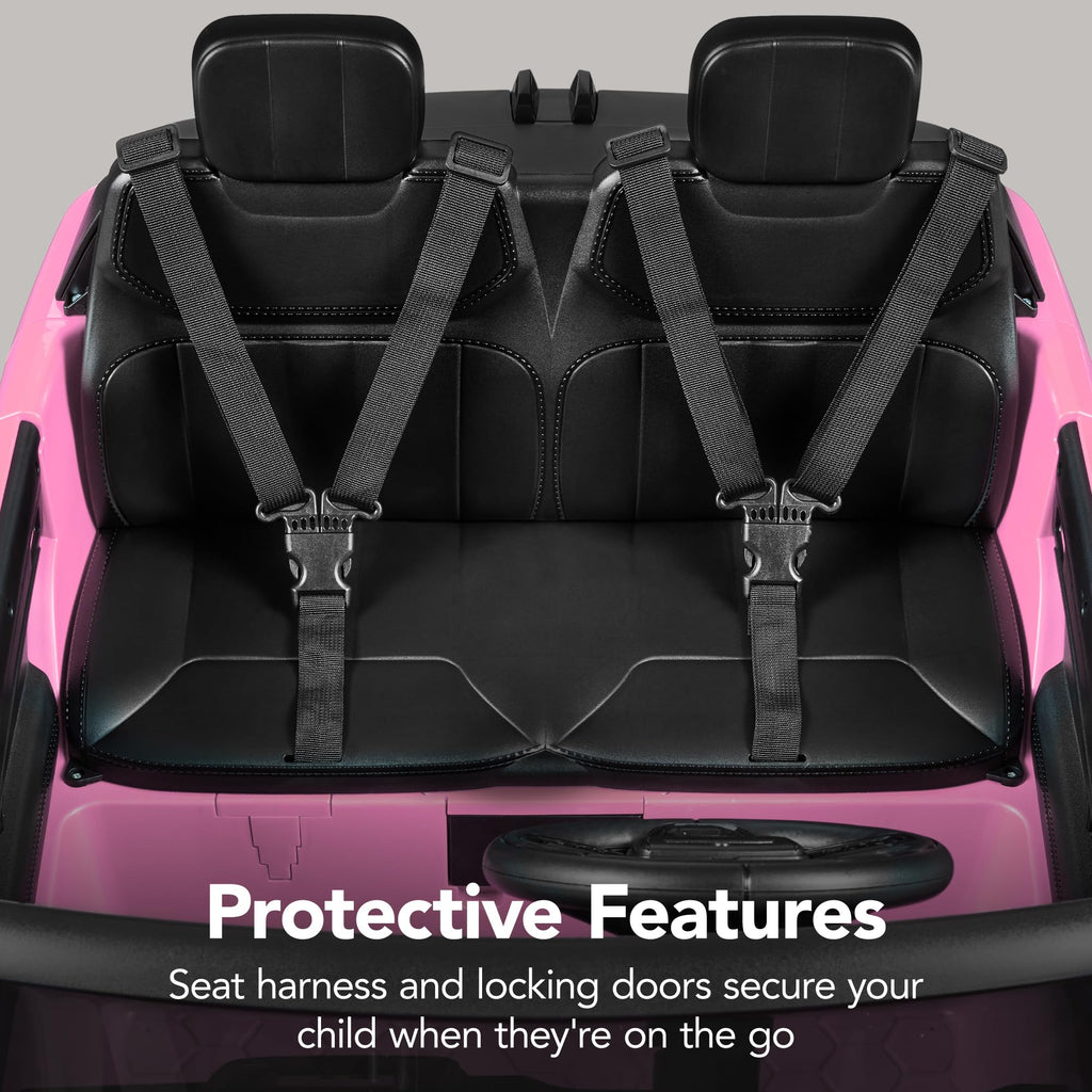 Pink 2-Seater Electric Ride On Car Truck A5042
