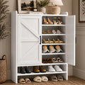White 5-Tier Shoe Storage Cabinet K686556