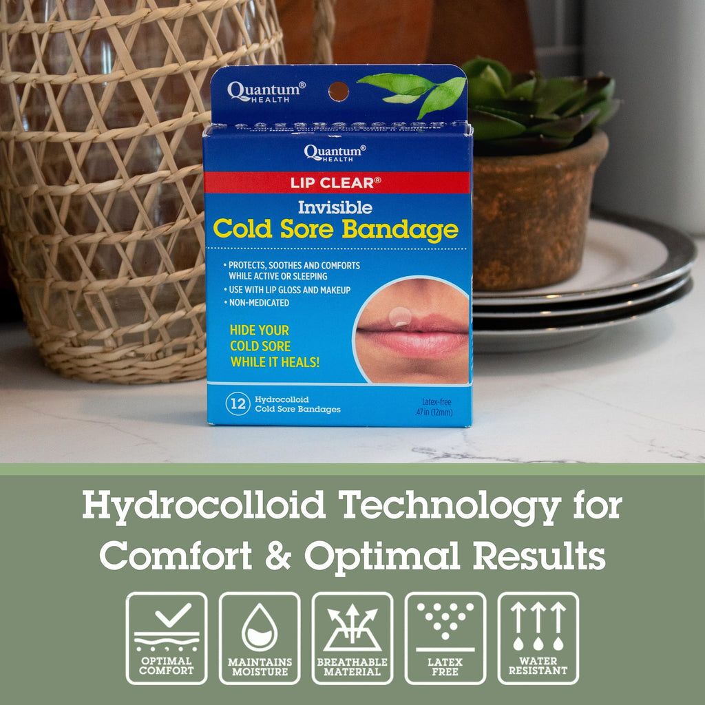Cold Sore Healing Patches, 12 Bandages M327