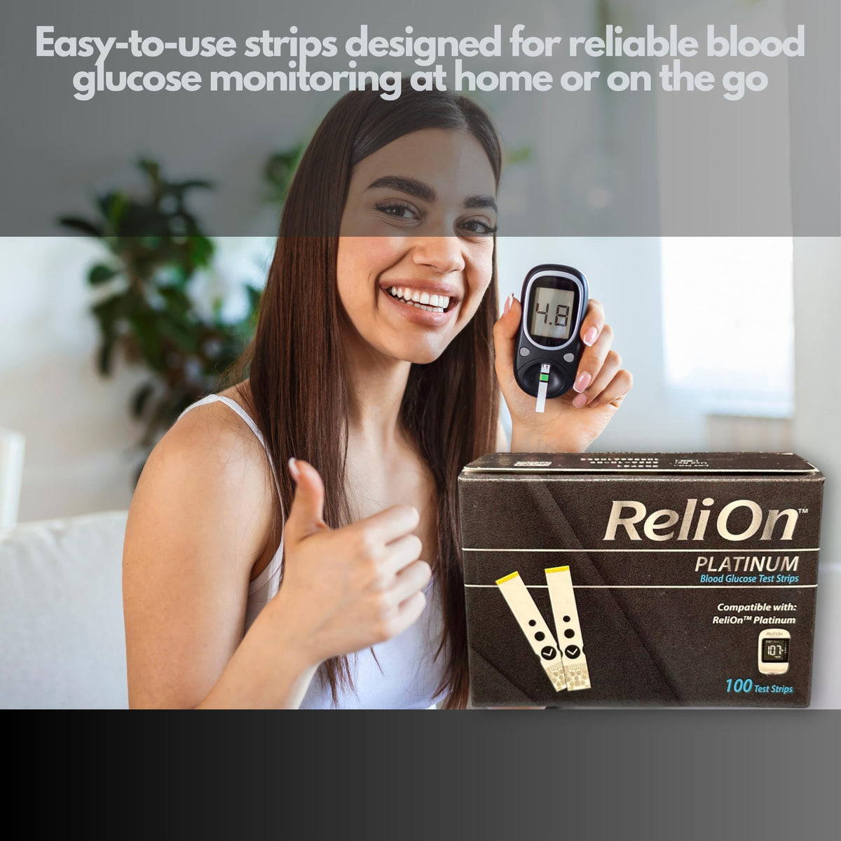 Glucose Test Strips 100ct Pack of 2 N62606