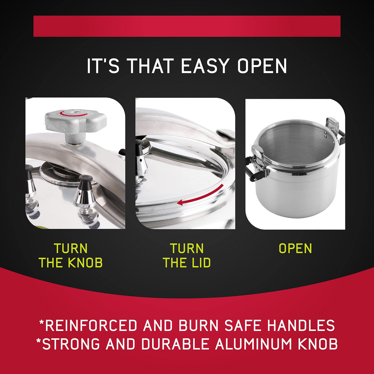 53-Quart Aluminum Pressure Cooker Q9765