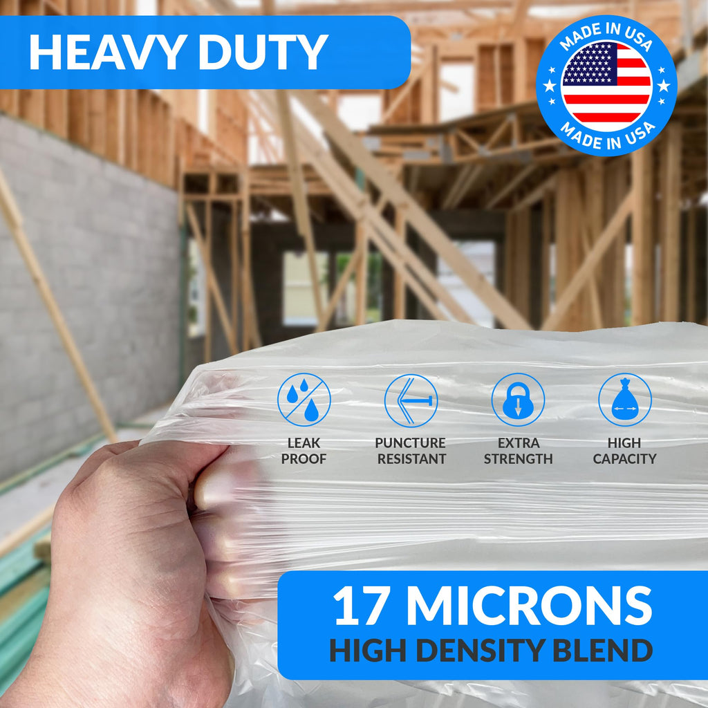 65 Gallon Heavy Duty Trash Bags X854