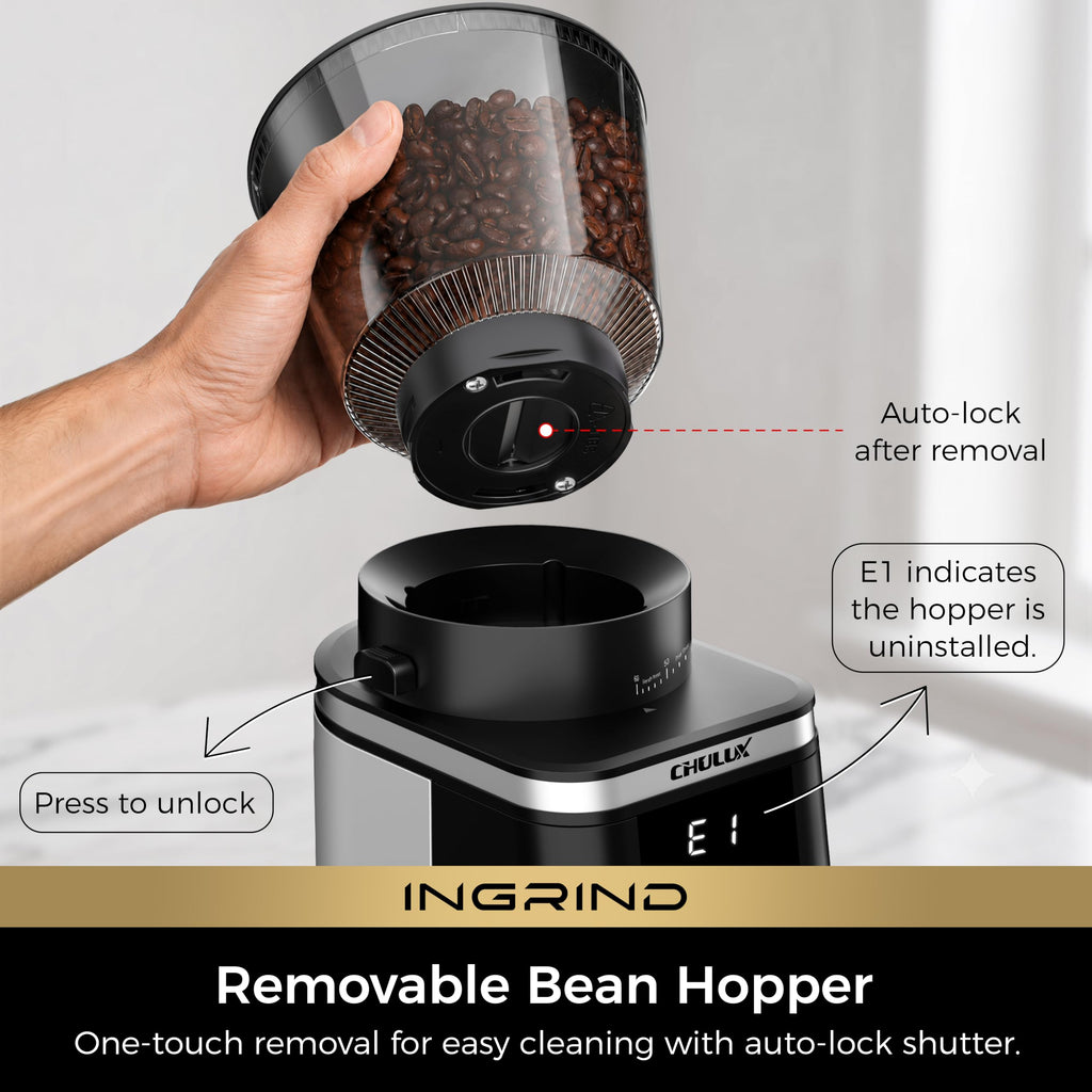 Electric Coffee Grinder with 60 Grind Settings Z859273