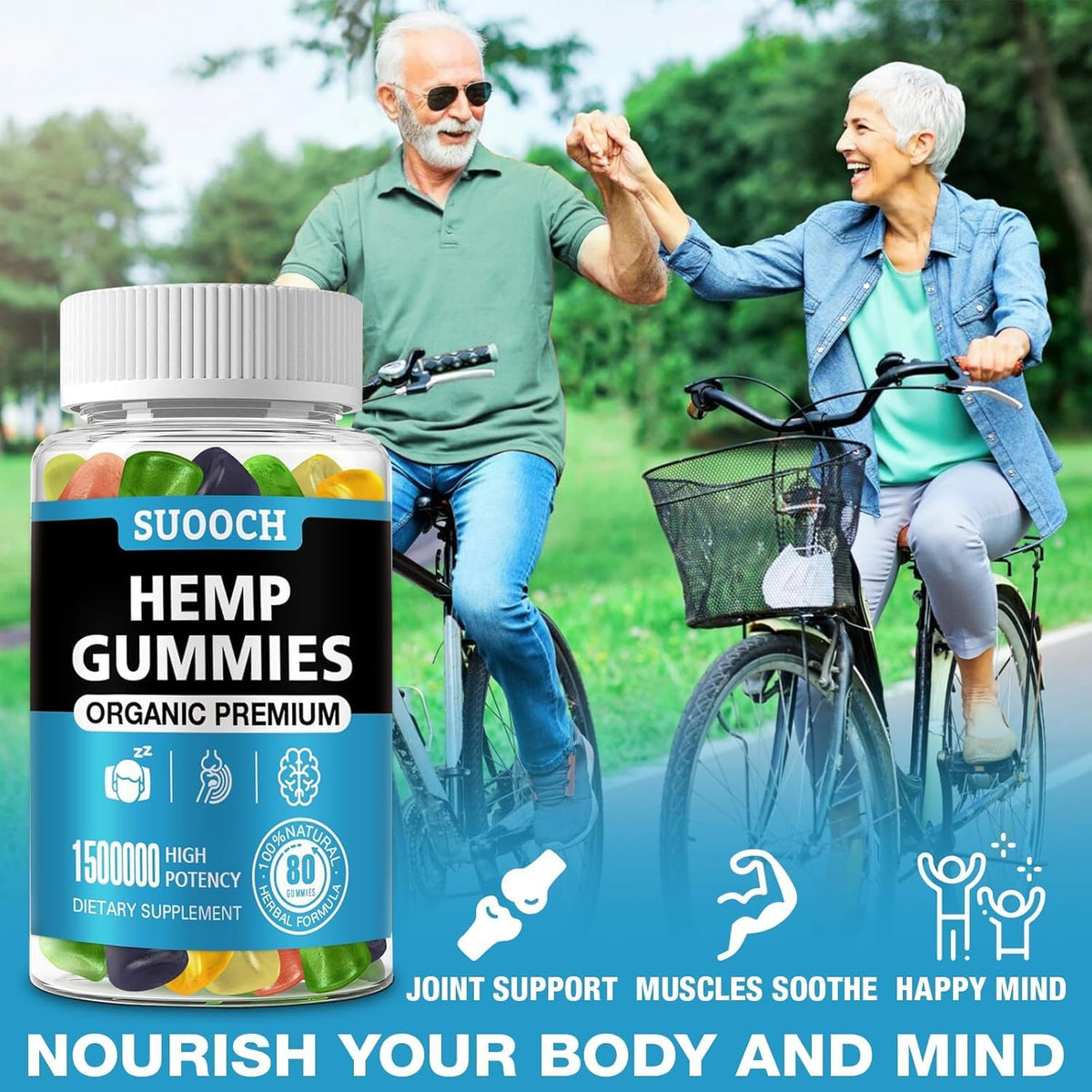 Hemp Gummies 160 Count 2 Pack V985