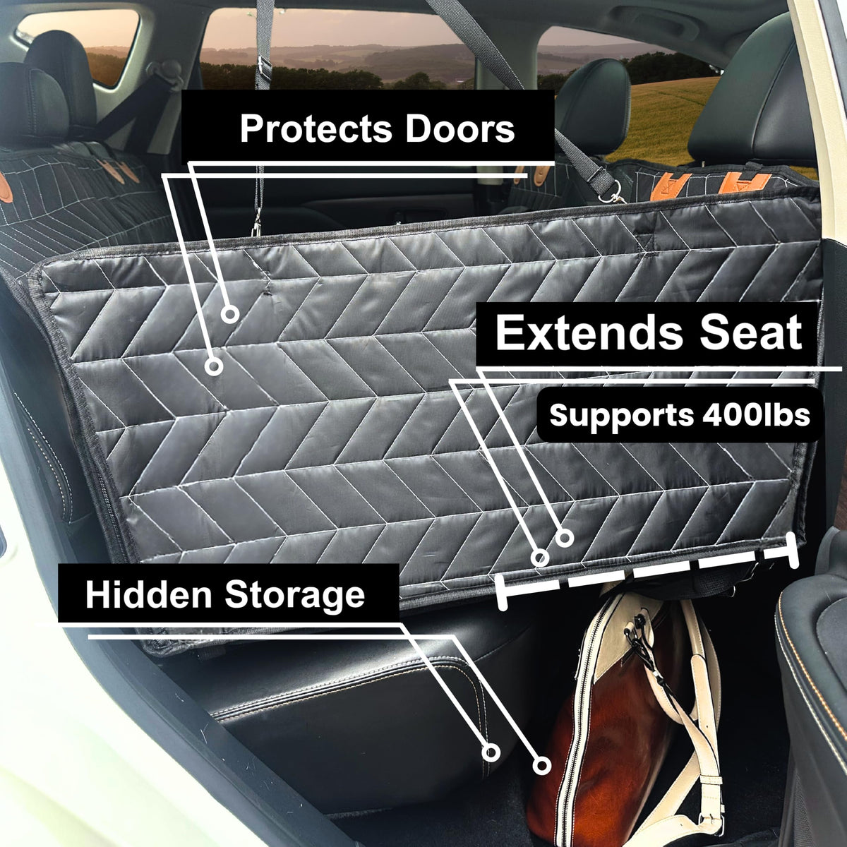 Back Seat Extender for Dogs V221770