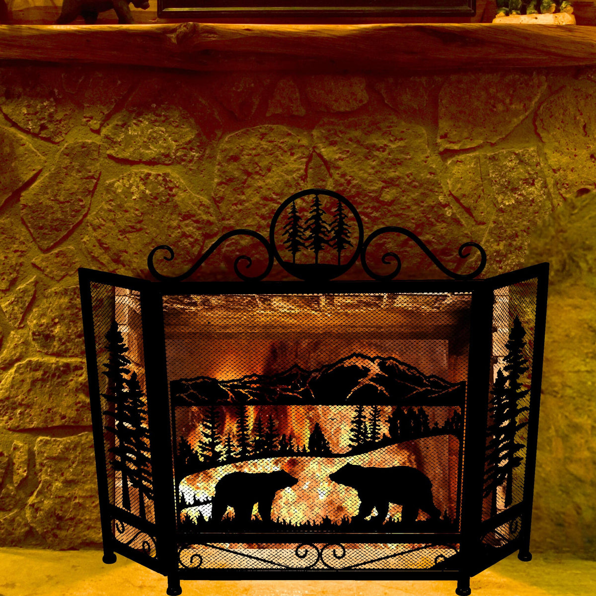 3-Panel Fireplace Screen Q556954