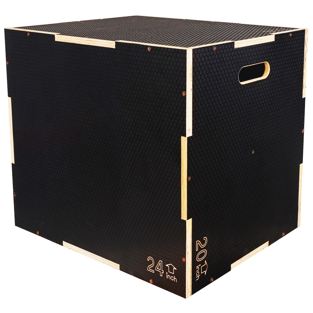 3 in 1 Non-Slip Wooden Plyo Box T80552