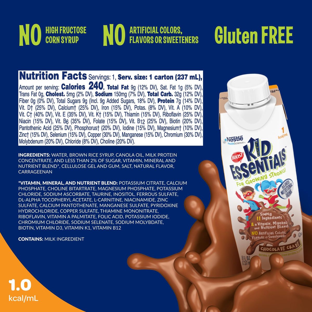 Chocolate Nutritional Drink 8 Fl Oz A695