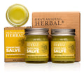 Natural Moisturizing Unscented Calendula Skin Salve, 1 oz 2 Pack T6090