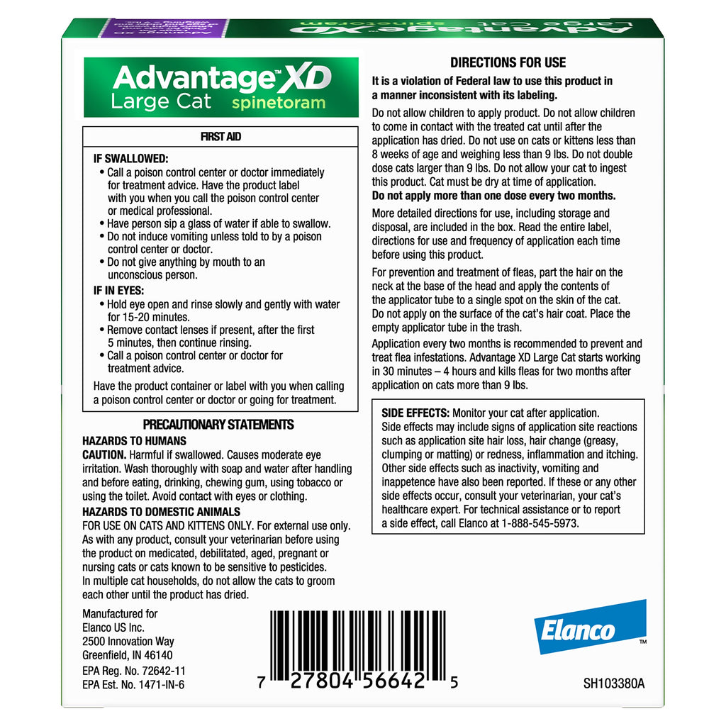 Large Cat Topical Flea Treatment & Prevention 1ct Z502180